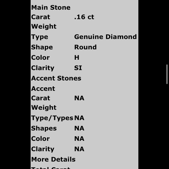 NWOT 10 KT ROSE GOLD .16CTW DIAMOND  AND STERLING SILVER NECKLACE - Picture 9 of 16